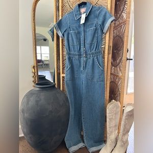 NWT Mumu Denim Jumpsuit